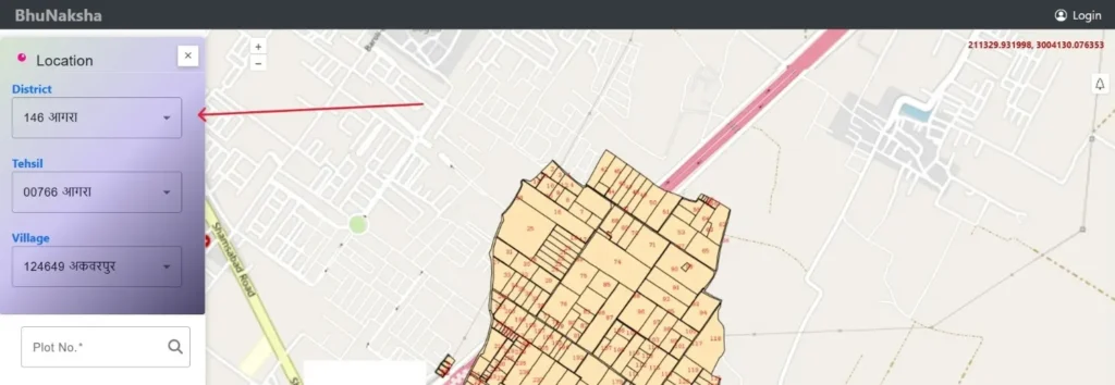  District में Lucknow सेलेक्ट करें।