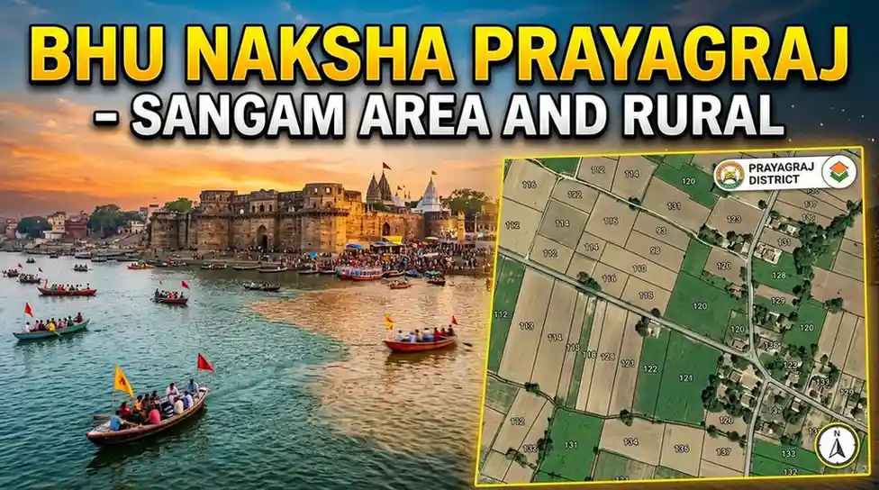 भू नक्शा प्रयागराज – संगम क्षेत्र और ग्रामीण